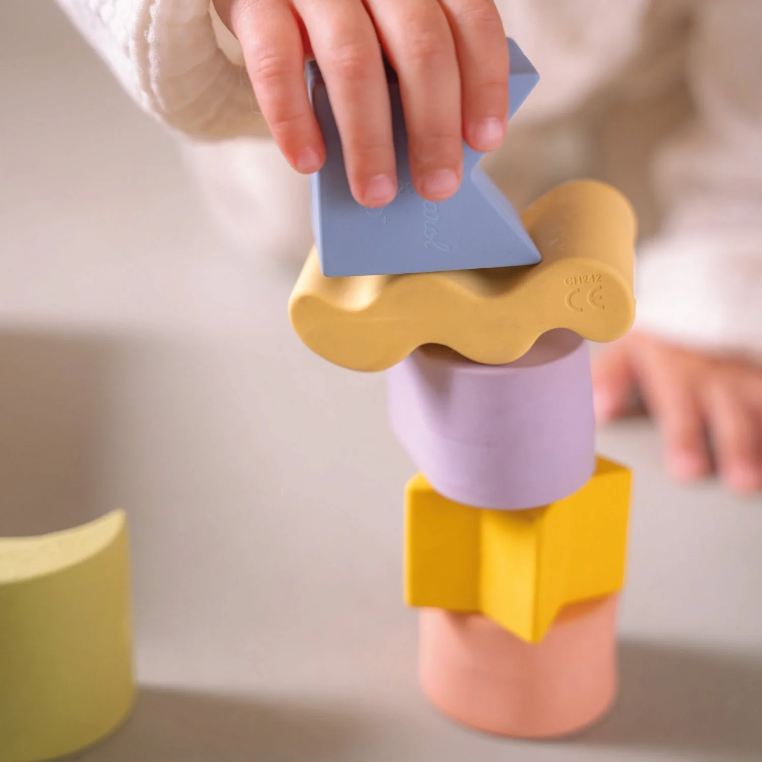 6 Geometric Figures Baby Stacking Toy Blocks - Image 4