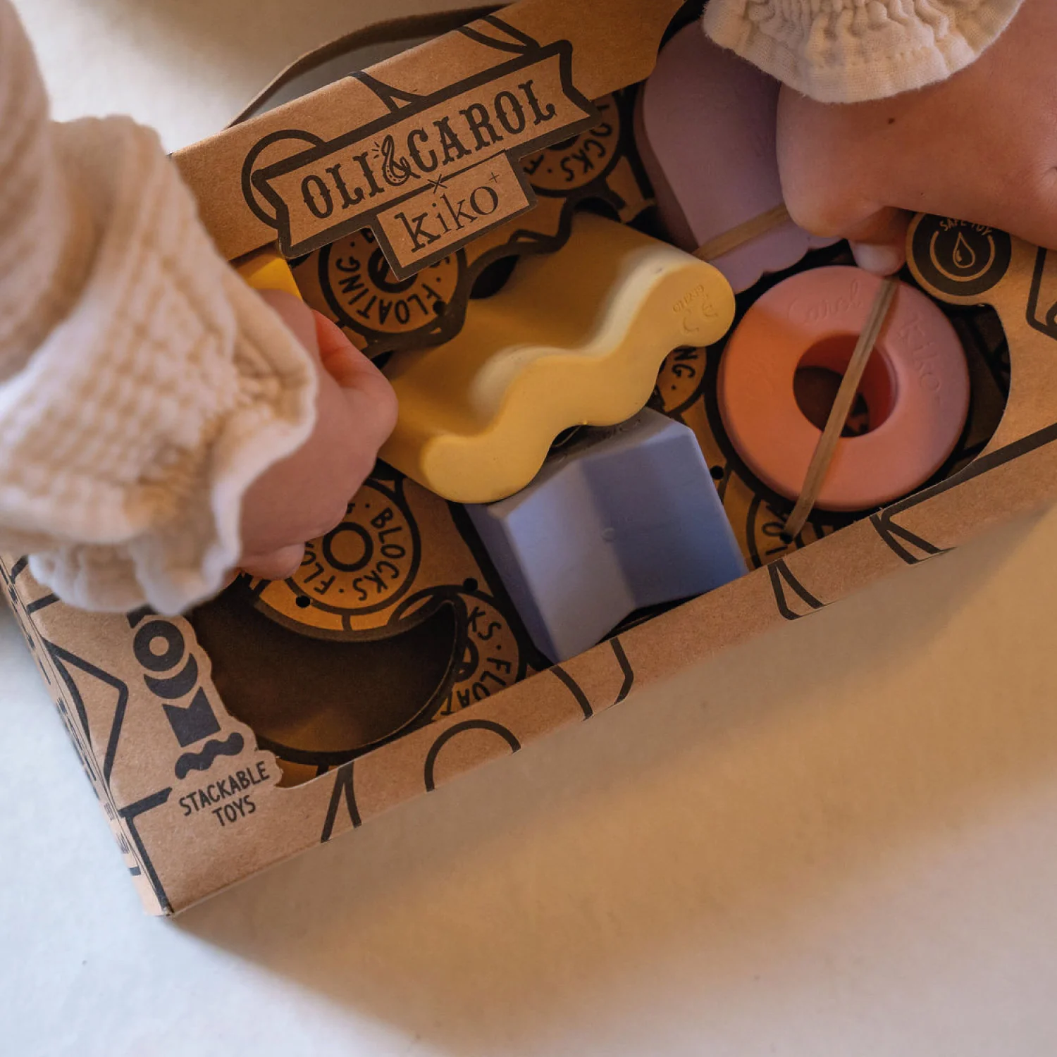 6 Geometric Figures Baby Stacking Toy Blocks - Image 5