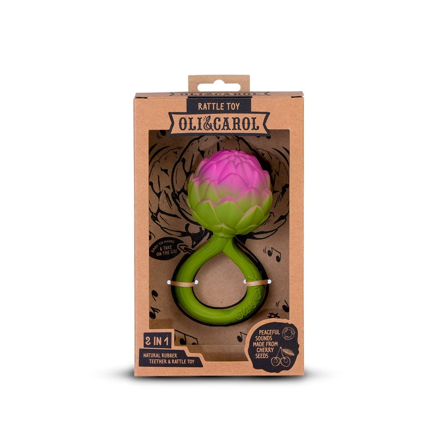 Artichoke Rattle Toy - Image 3