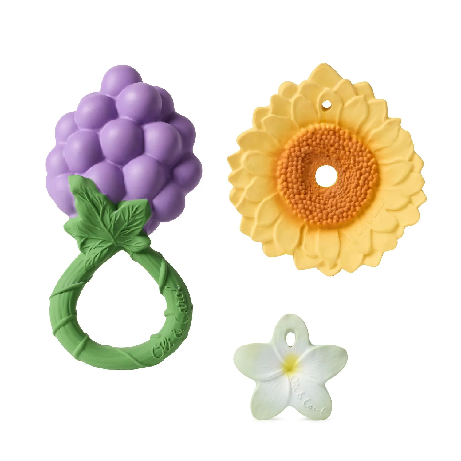 Baby Gift Set Teether + Rattle + Mini Teether - Image 2