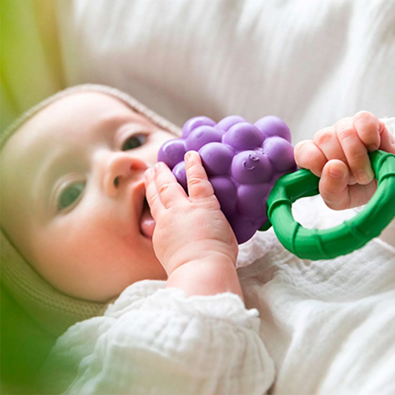 Baby Gift Set Teether + Rattle + Mini Teether - Image 3