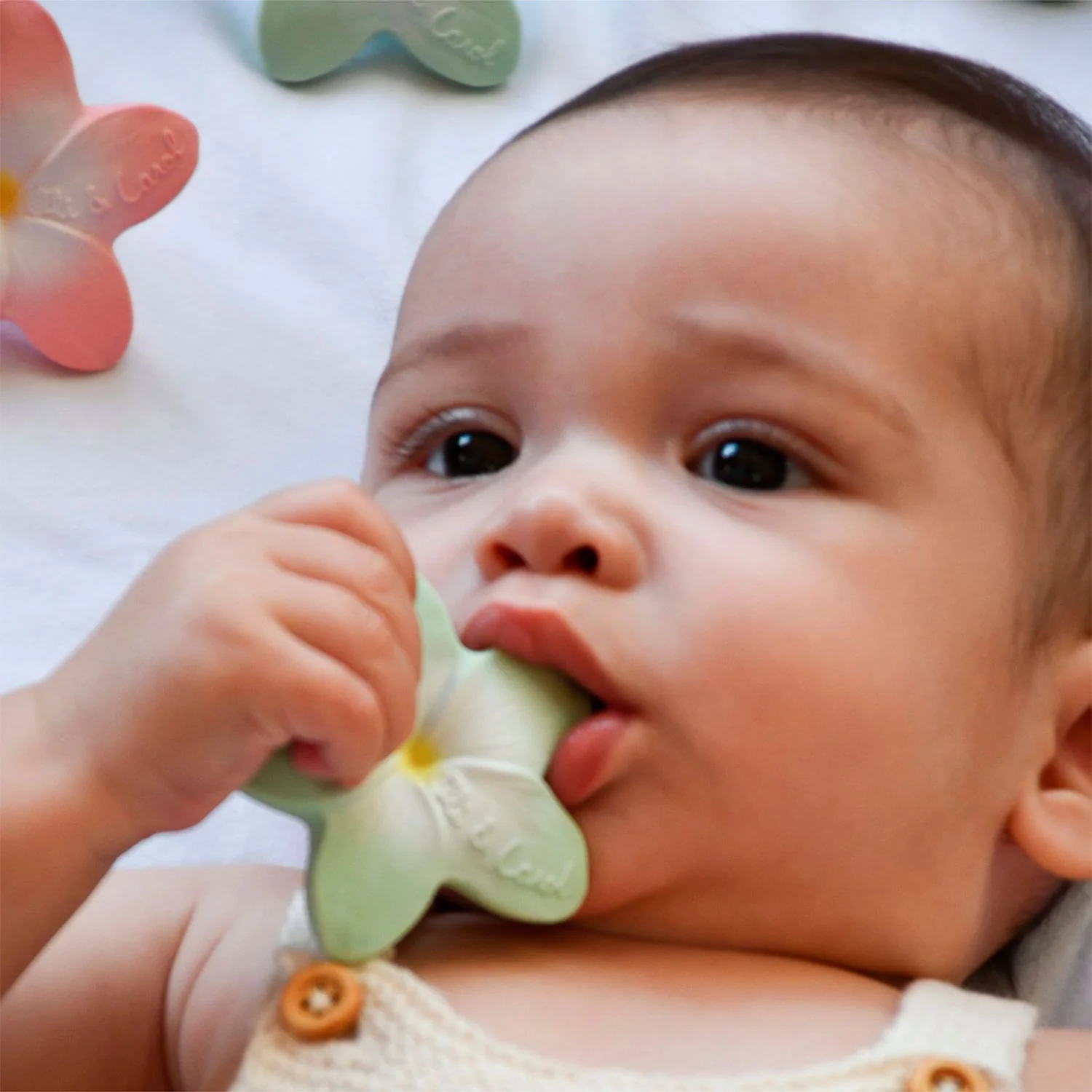 Baby Gift Set Teether + Rattle + Mini Teether - Image 5