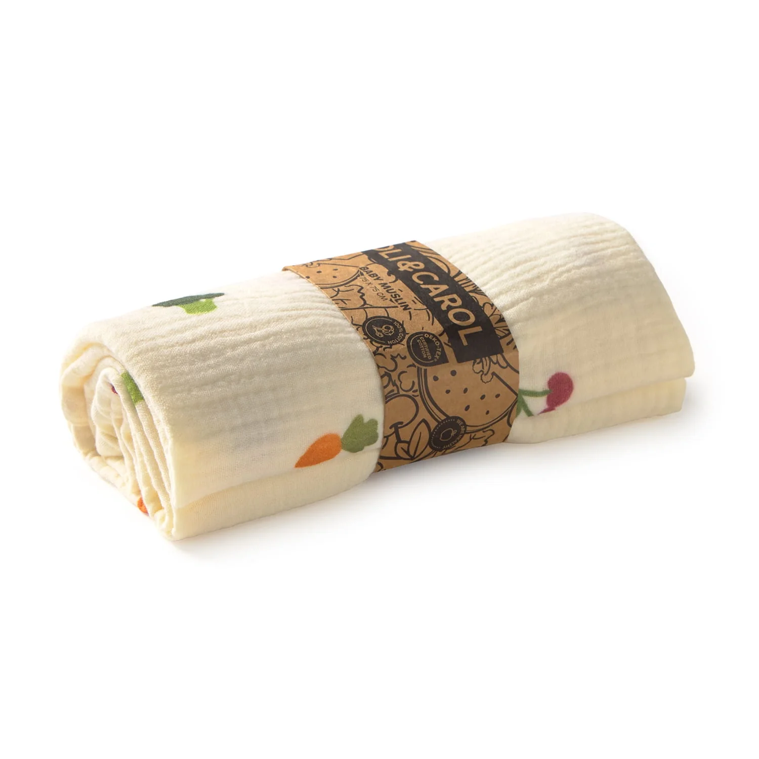 Fruits & Veggies Baby Muslin - Image 7