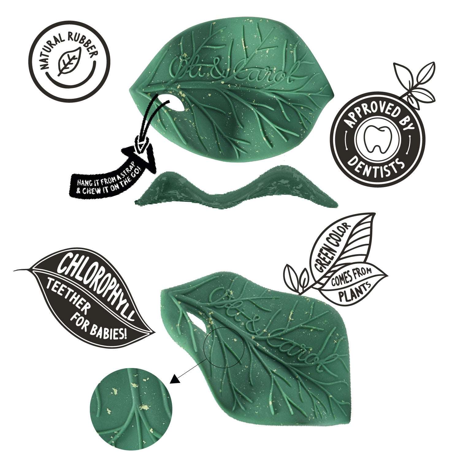 Chlorophyll Leaf Baby Teether - Image 7