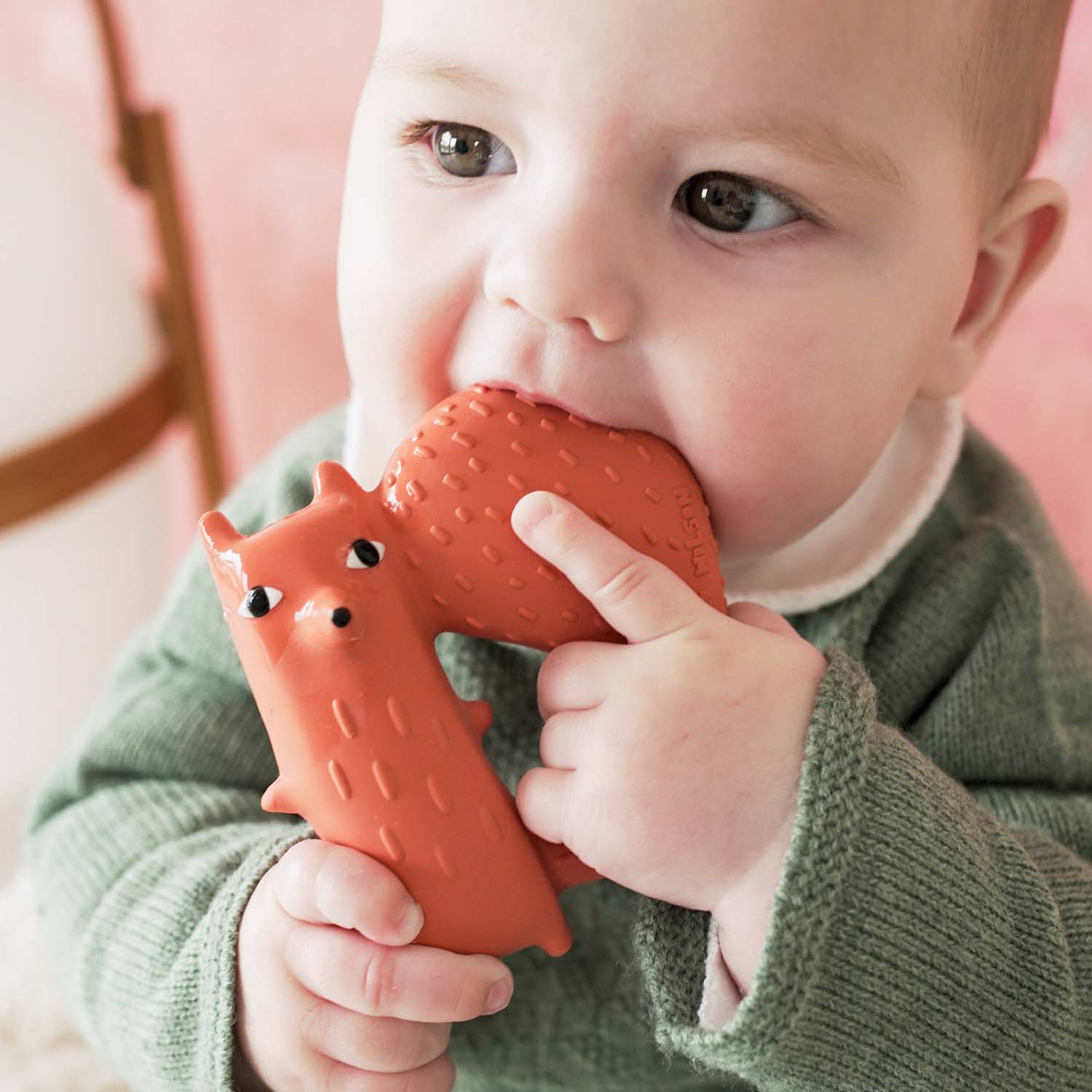 Cyril Squirrel Fox Baby Teether - Image 4