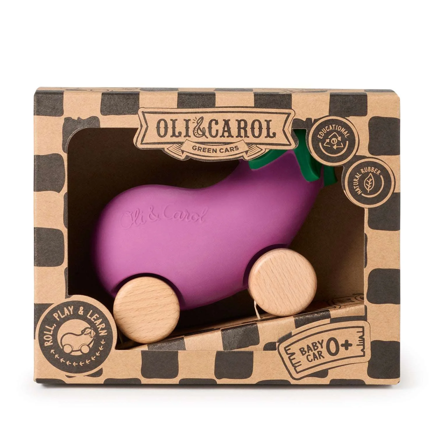 Emma The Eggplant Baby Car Toy - Image 4