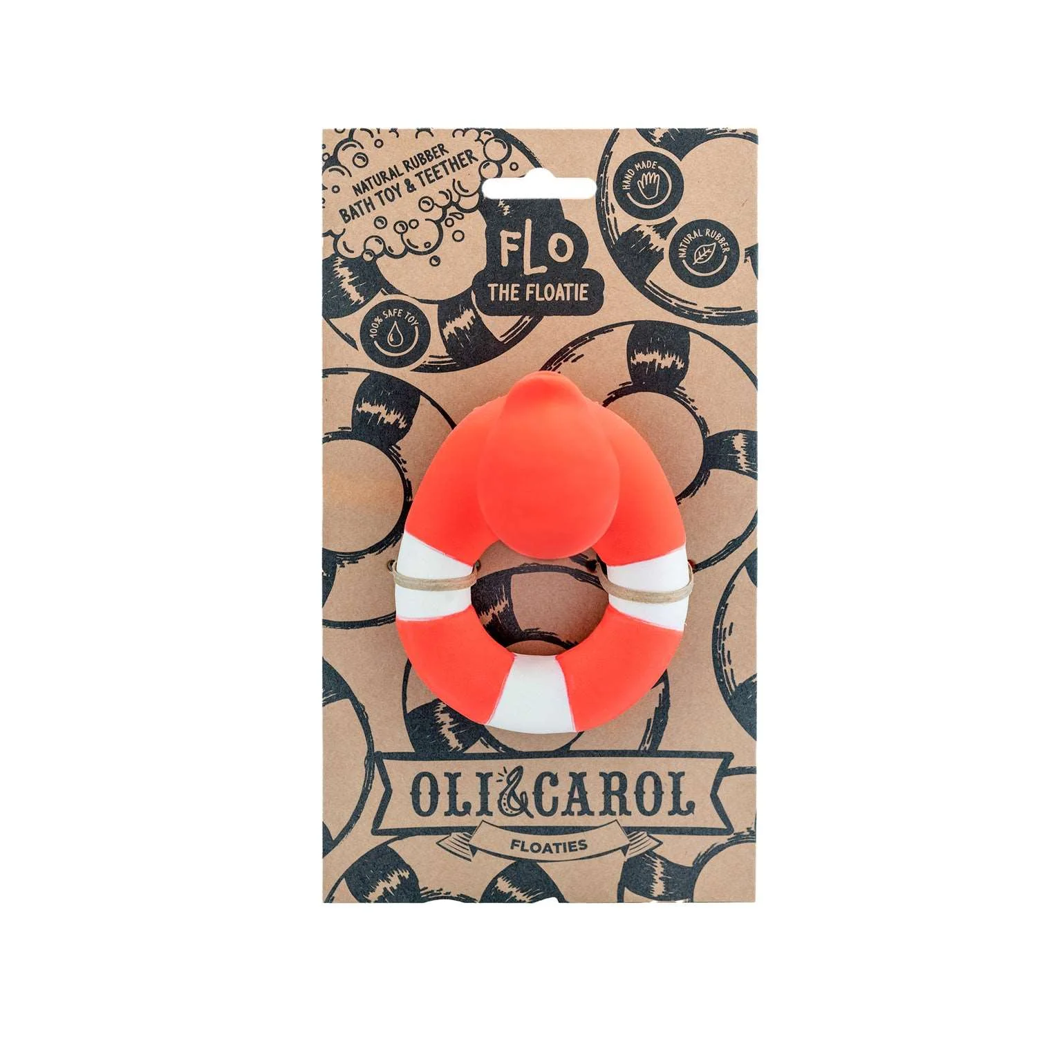 Flo the Floatie Red Bath Toy - Image 4