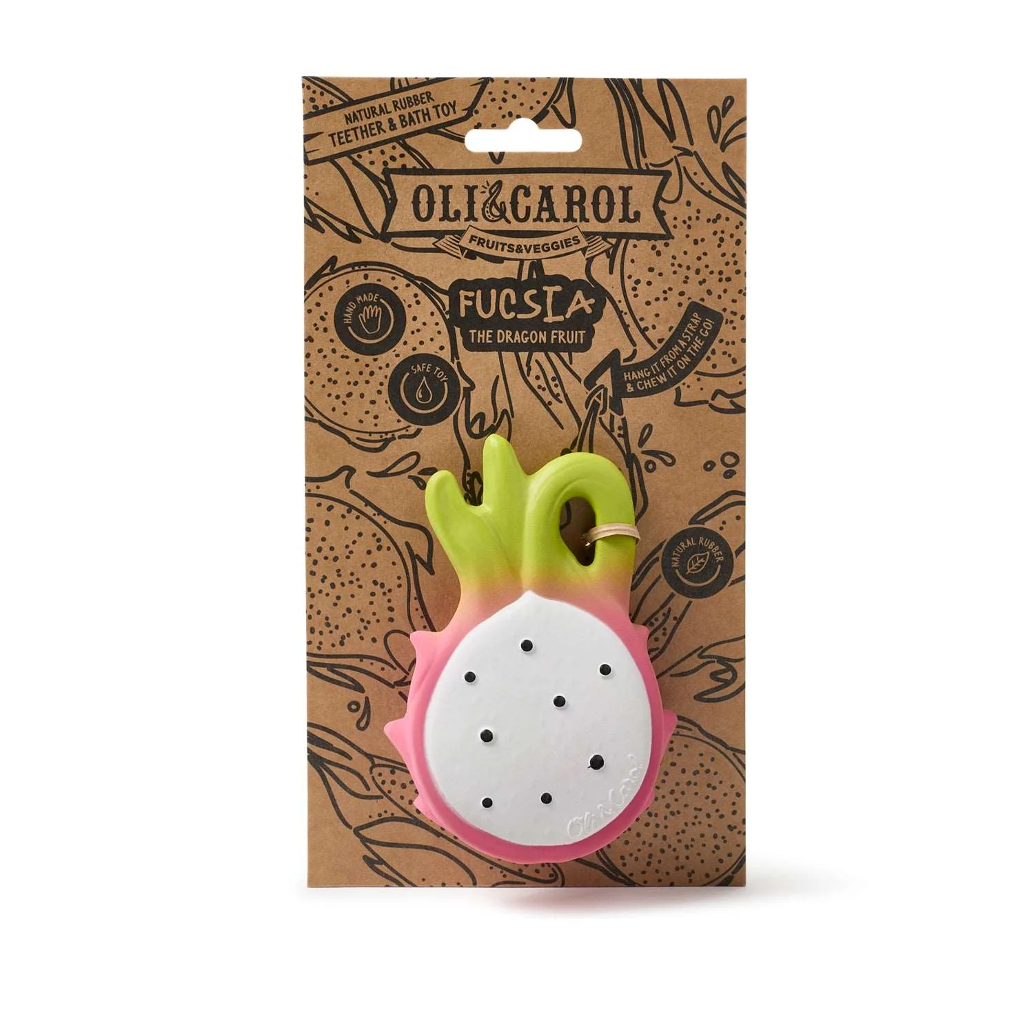Fucsia the Dragonfruit Baby Teether - Image 3