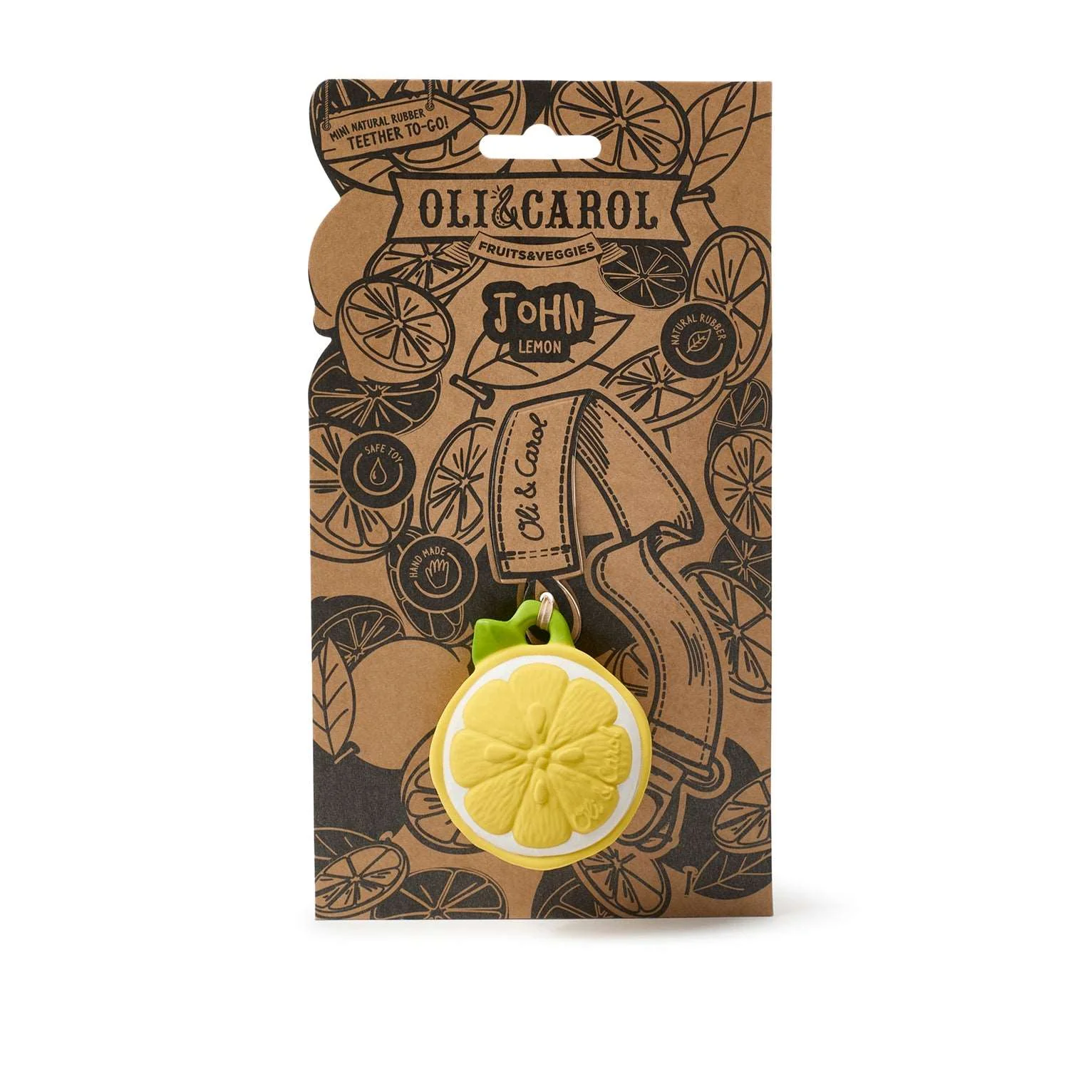 Lou the Lemon Mini Baby Teether - Image 5