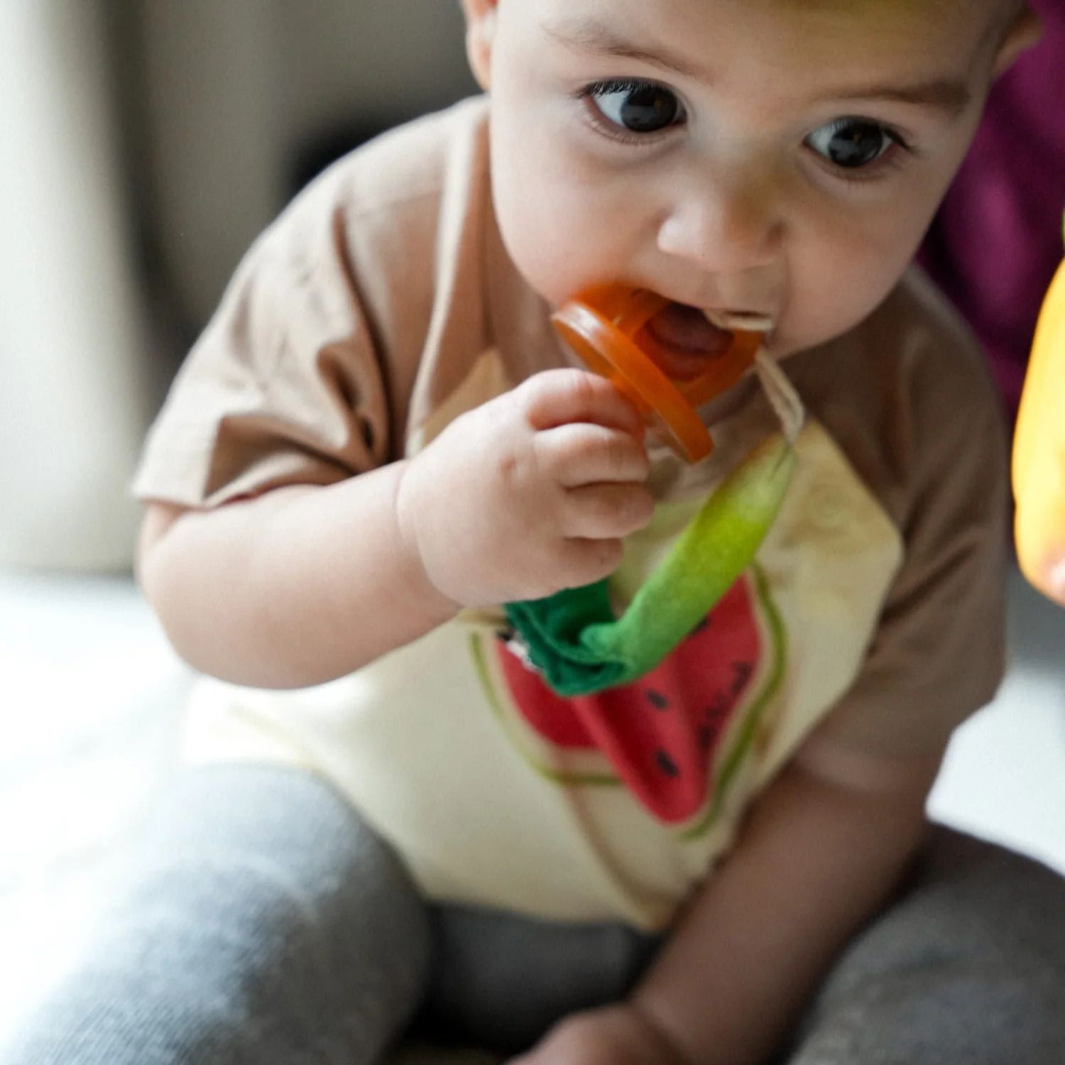 Luke the Leek Pacifier Clip - Image 4