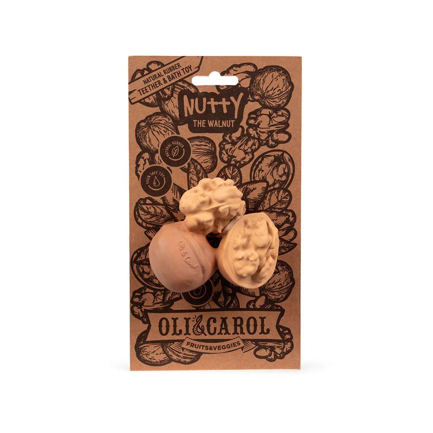 Nutty the Walnut Baby Teether - Image 3
