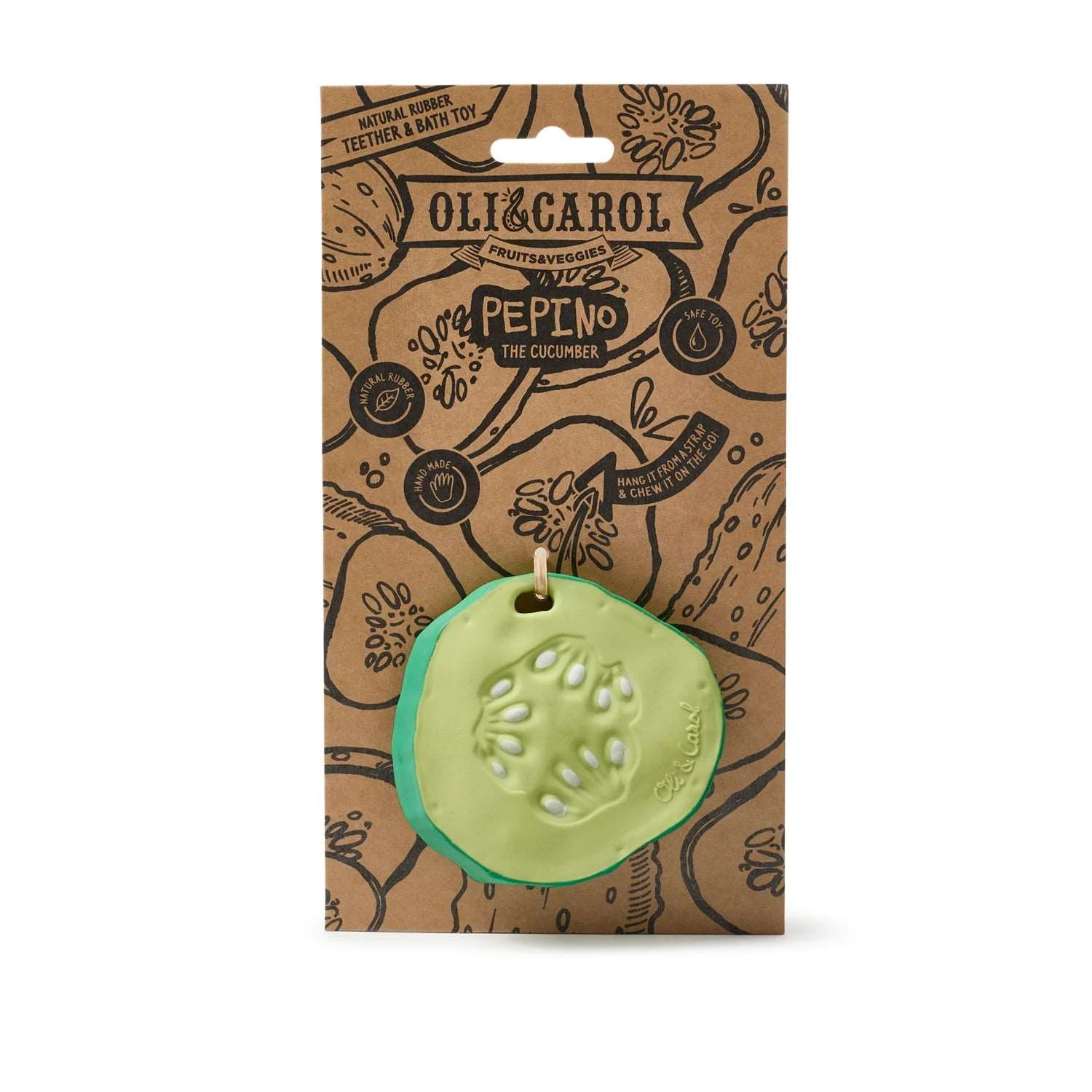 Pepino the Cucumber Baby Teether - Image 3