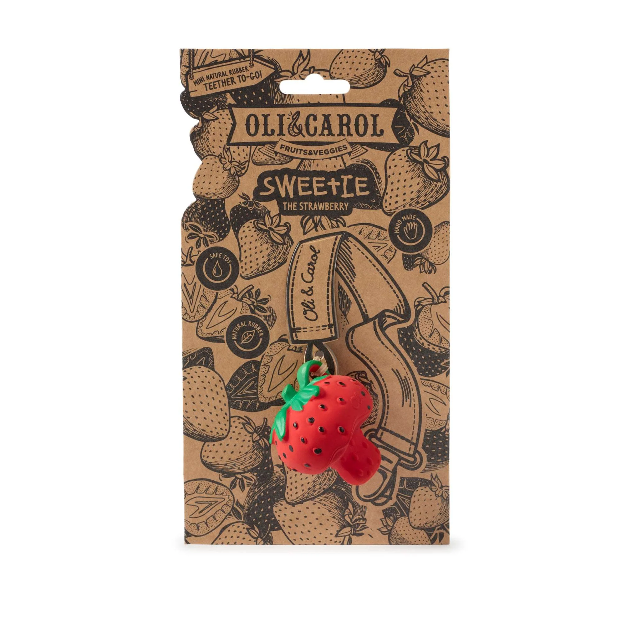 Sweetie the Strawberry Mini Baby Teether - Image 5
