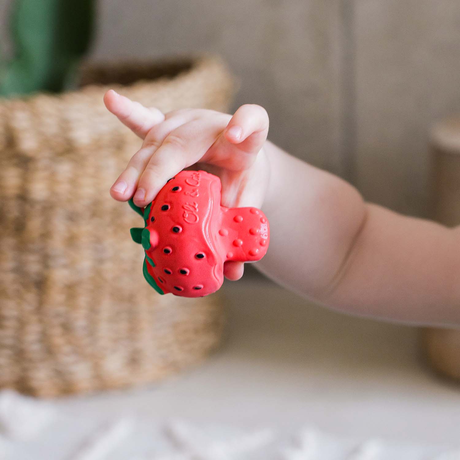 Sweetie the Strawberry Mini Baby Teether - Image 6