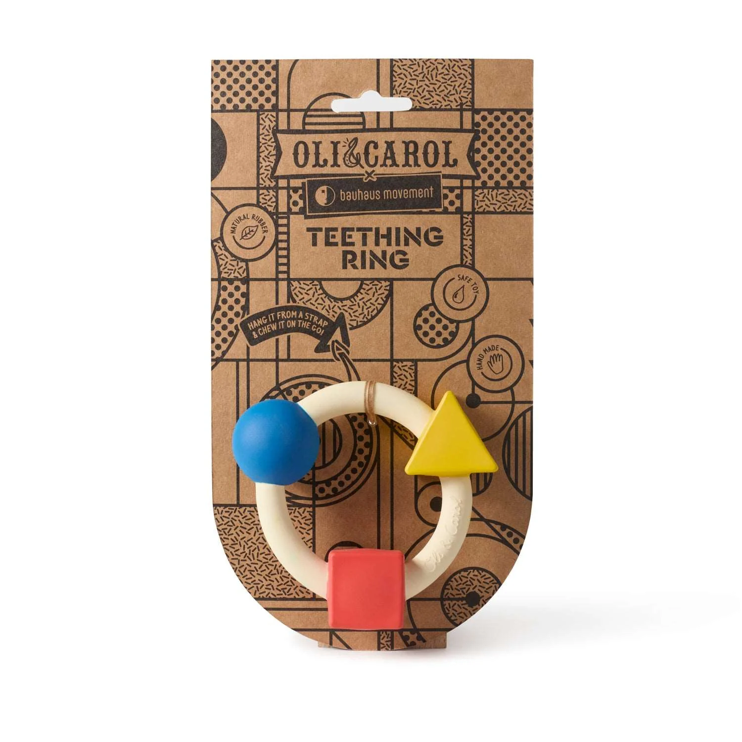 Teething Ring Basic Colors Baby Teether - Image 3