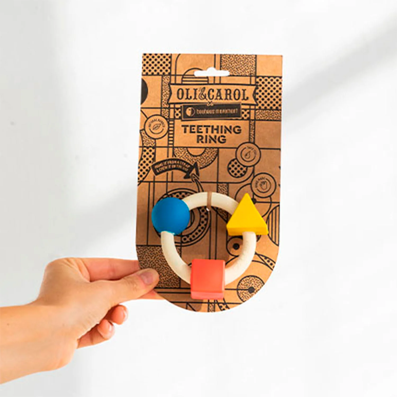 Teething Ring Basic Colors Baby Teether - Image 7