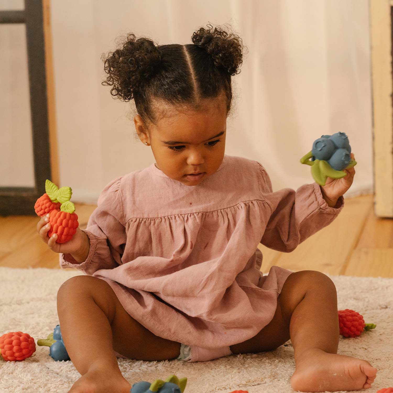 Valery the Raspberry Baby Teether - Image 7